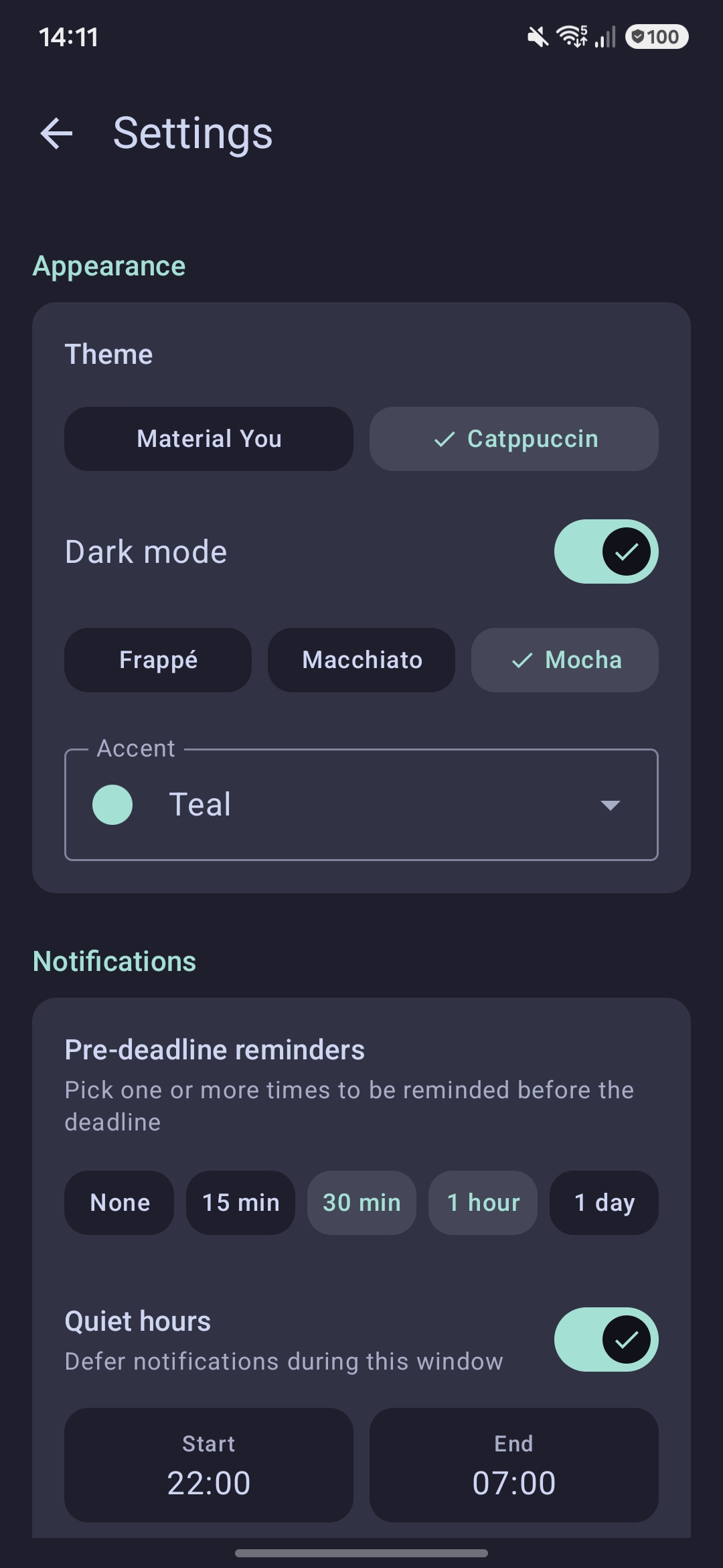 Kitsudo Themes screen